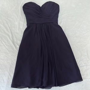 Bill Levkoff navy blue dress size 2